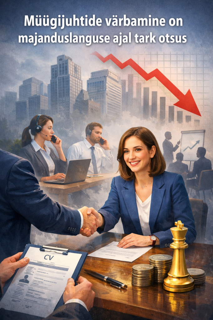 müügijuhtide värbamine ettevõtte kasvu toetamiseks